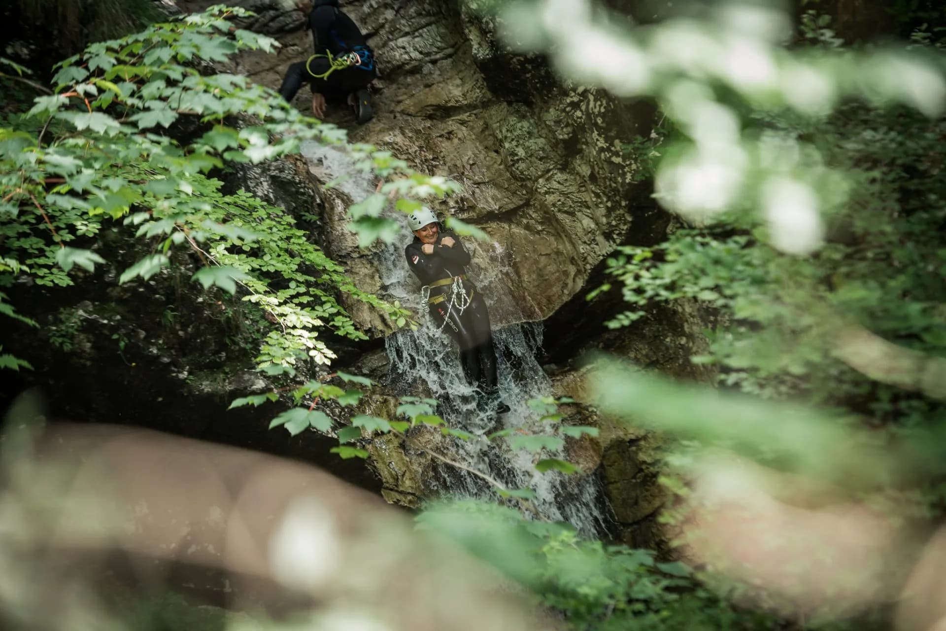 Canyoning near Bled scaled 1