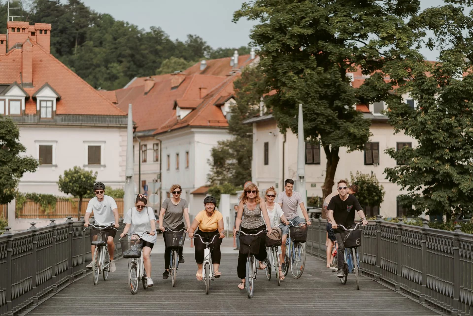 Bridges of Ljubljana on bike scaled 1