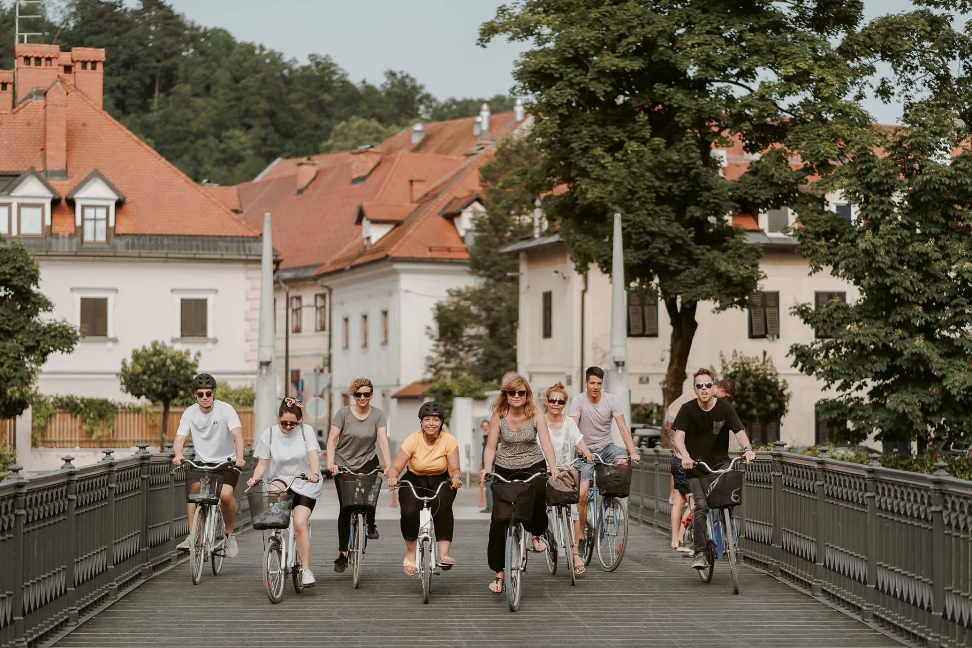 Bridges of Ljubljana on bike scaled 1