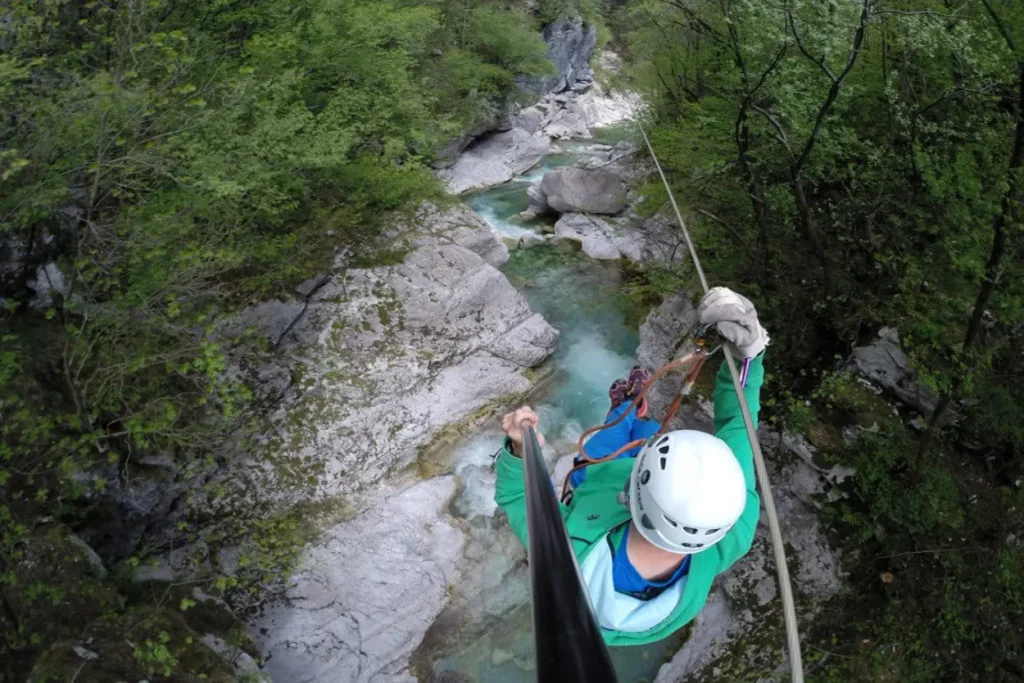 Zipline Julian alps